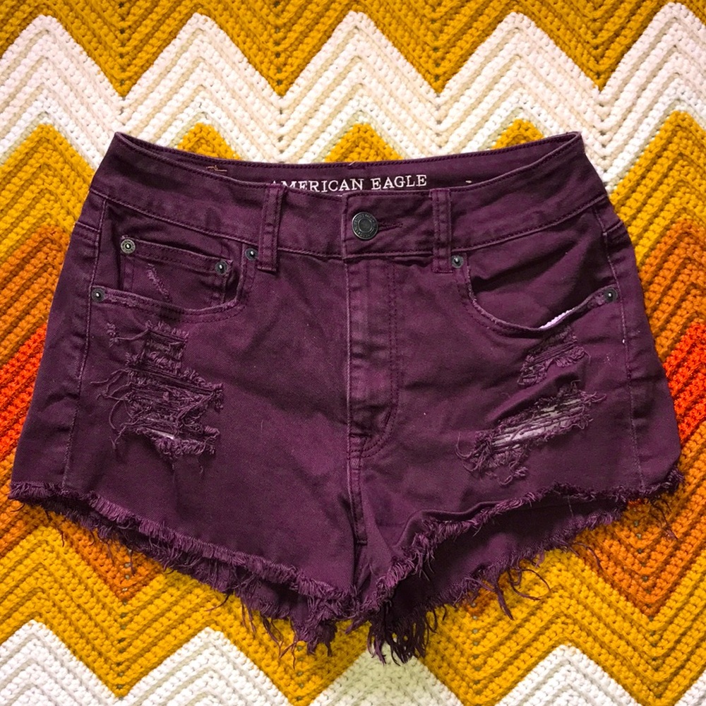 Purple booty shorts😍